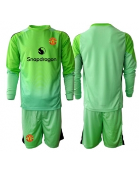 Billige Fotballdrakt Manchester United Keeper Replika Tredjedraktsett Barn 2025-26 Langermet (med bukser)
